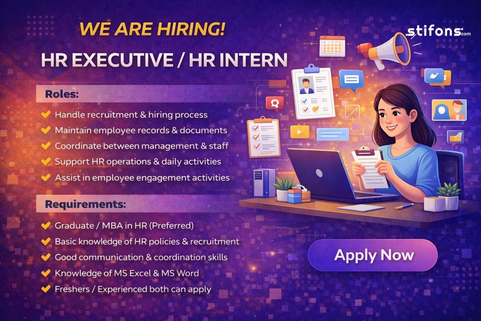 HR Executive / HR Intern