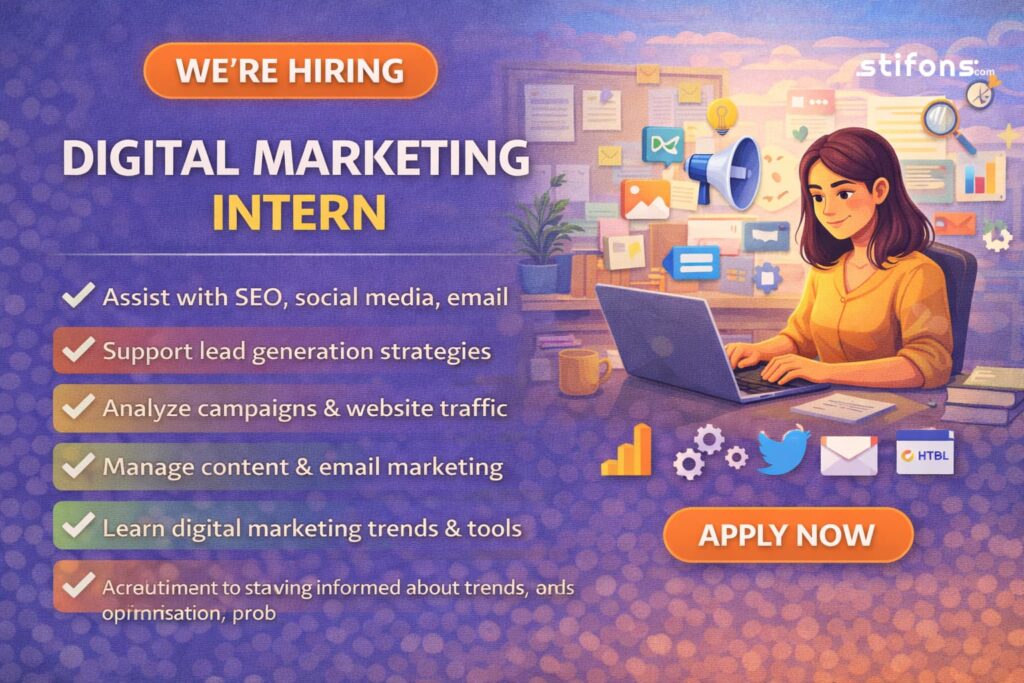 Digital Marketing Intern – Cubic Logics - Stifons