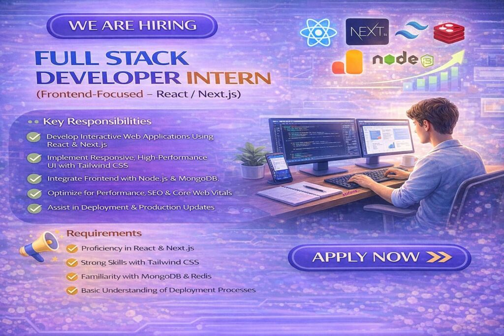 Full Stack Developer Intern - Stifons