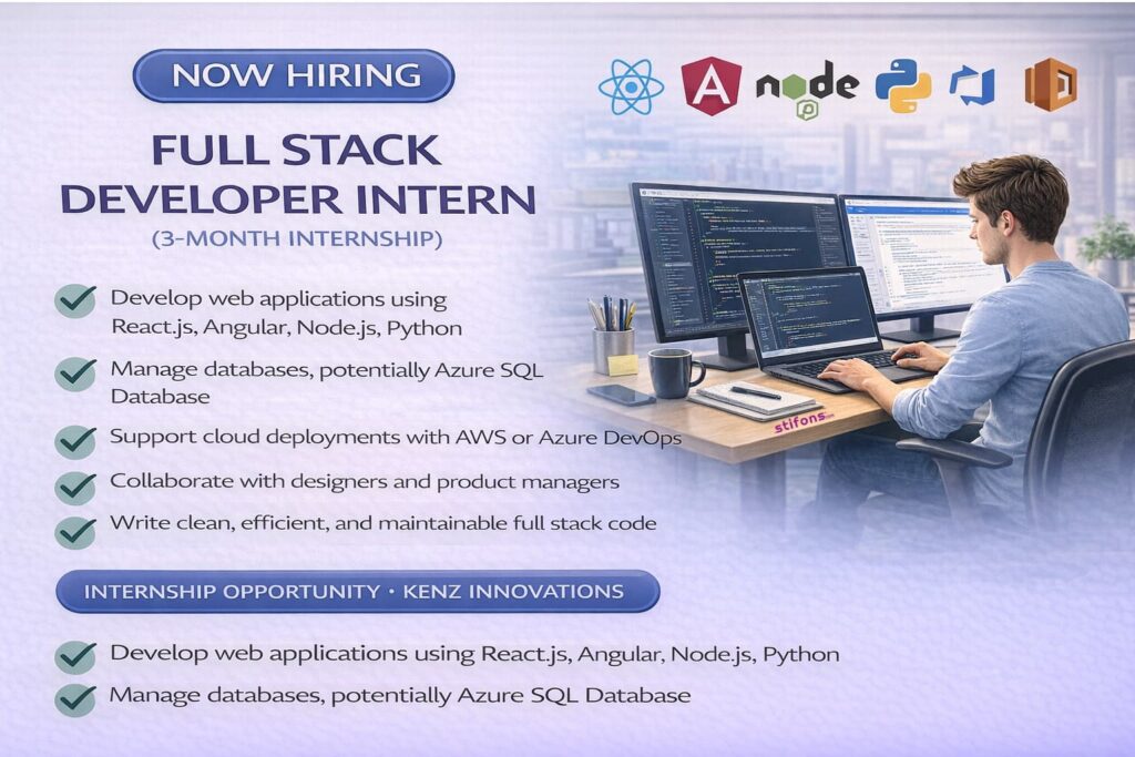 Full Stack Developer Internship - Stifons