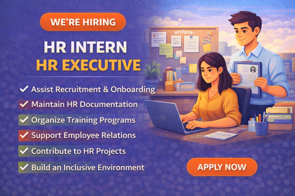 HR Intern / HR Executive – Engineer’s Cradle - Stifons