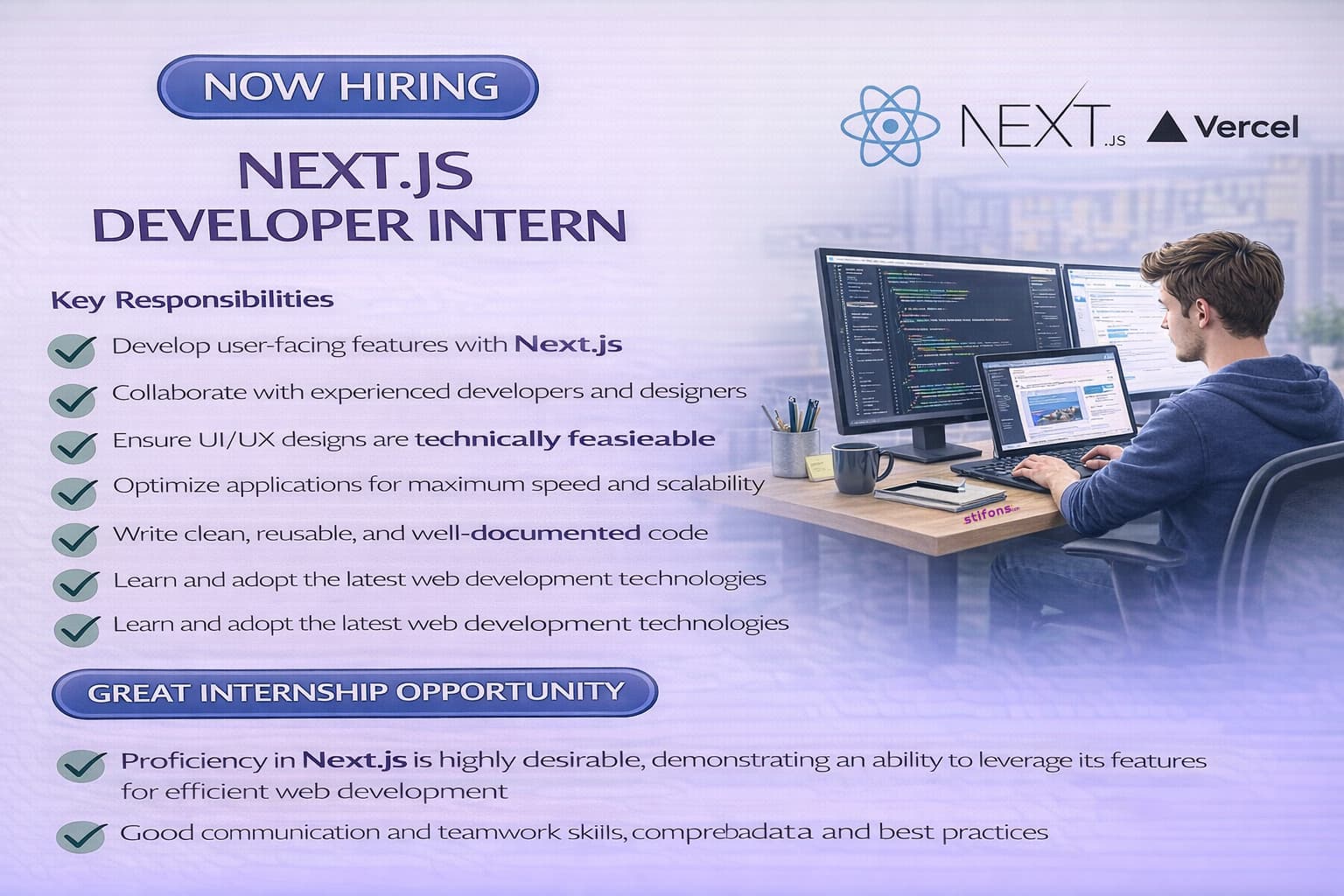 Next.js Developer Intern