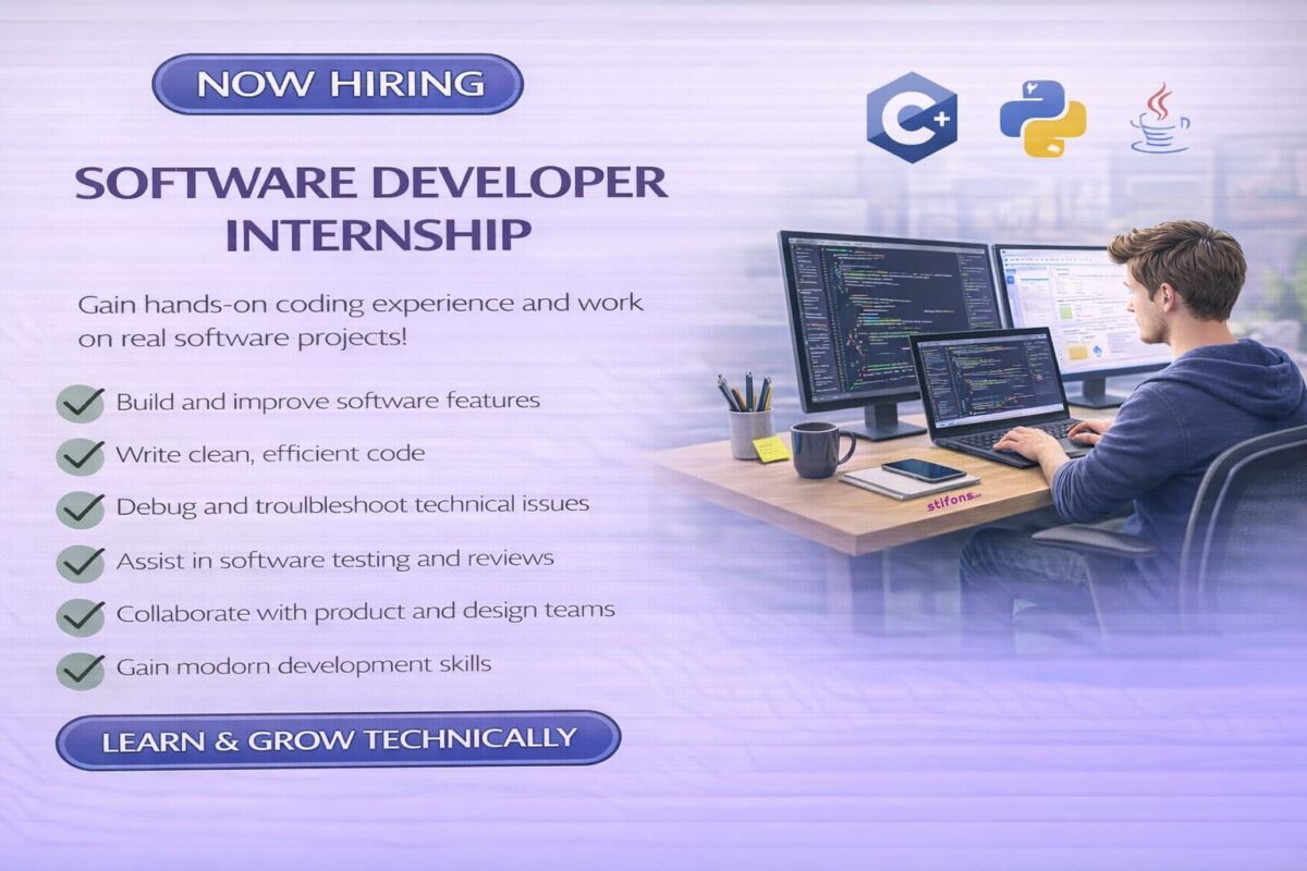 Software Developer Intern - Stifons