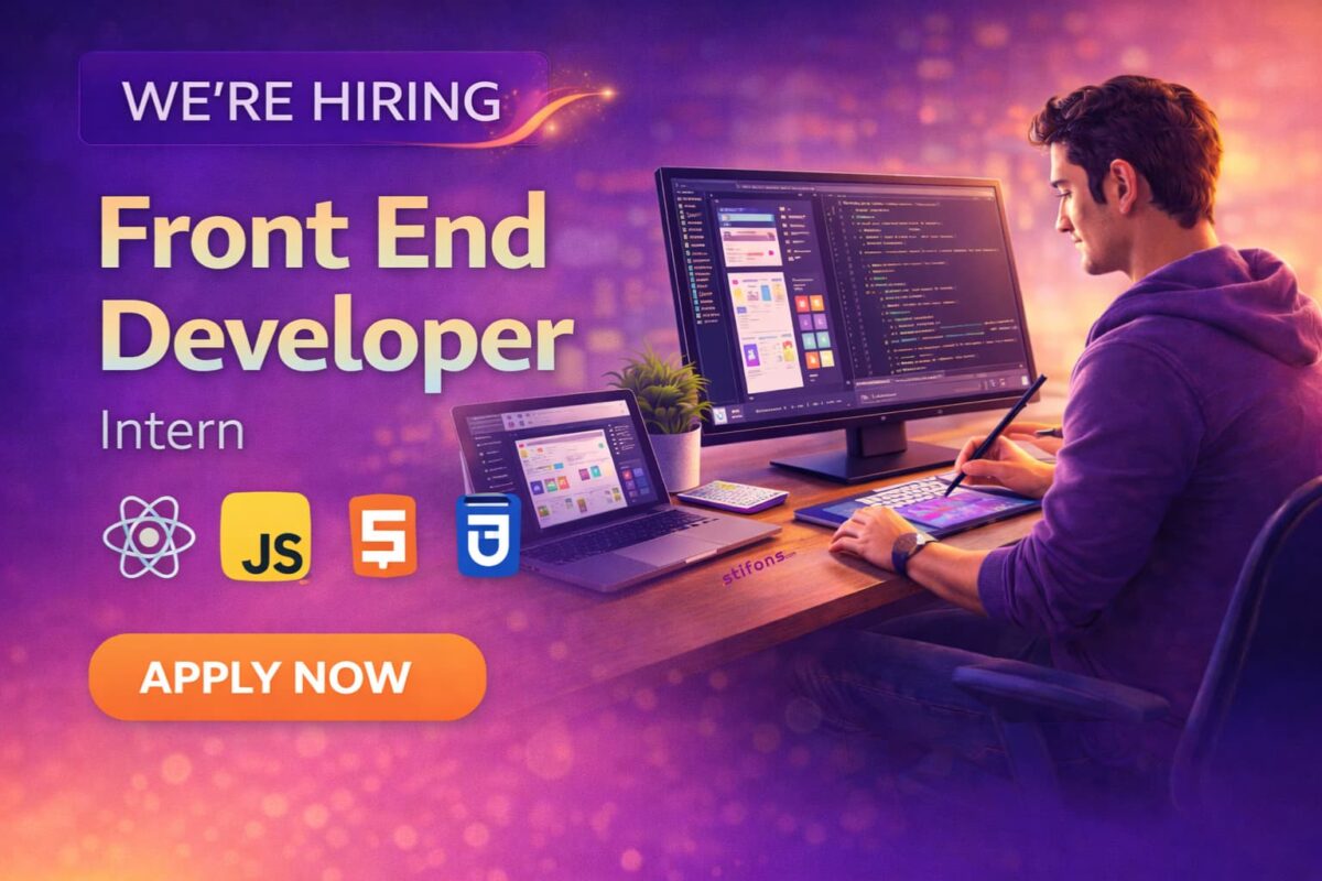 Front End Developer Intern - Stifons