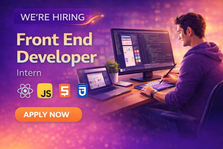 Front End Developer Intern - Stifons