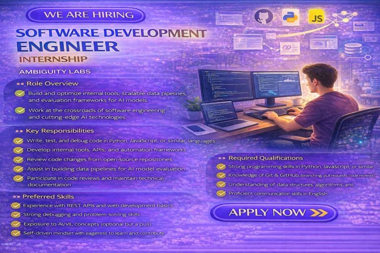 Software Development Engineer Internship - Stifons