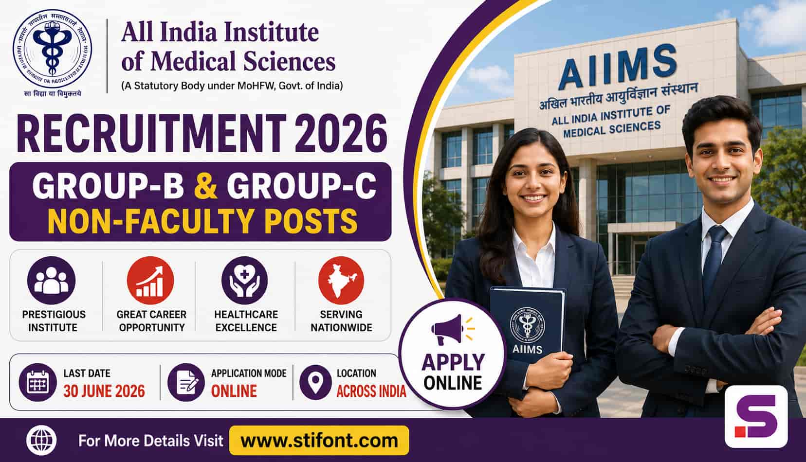 AIIMS CRE-5 Recruitment 2026