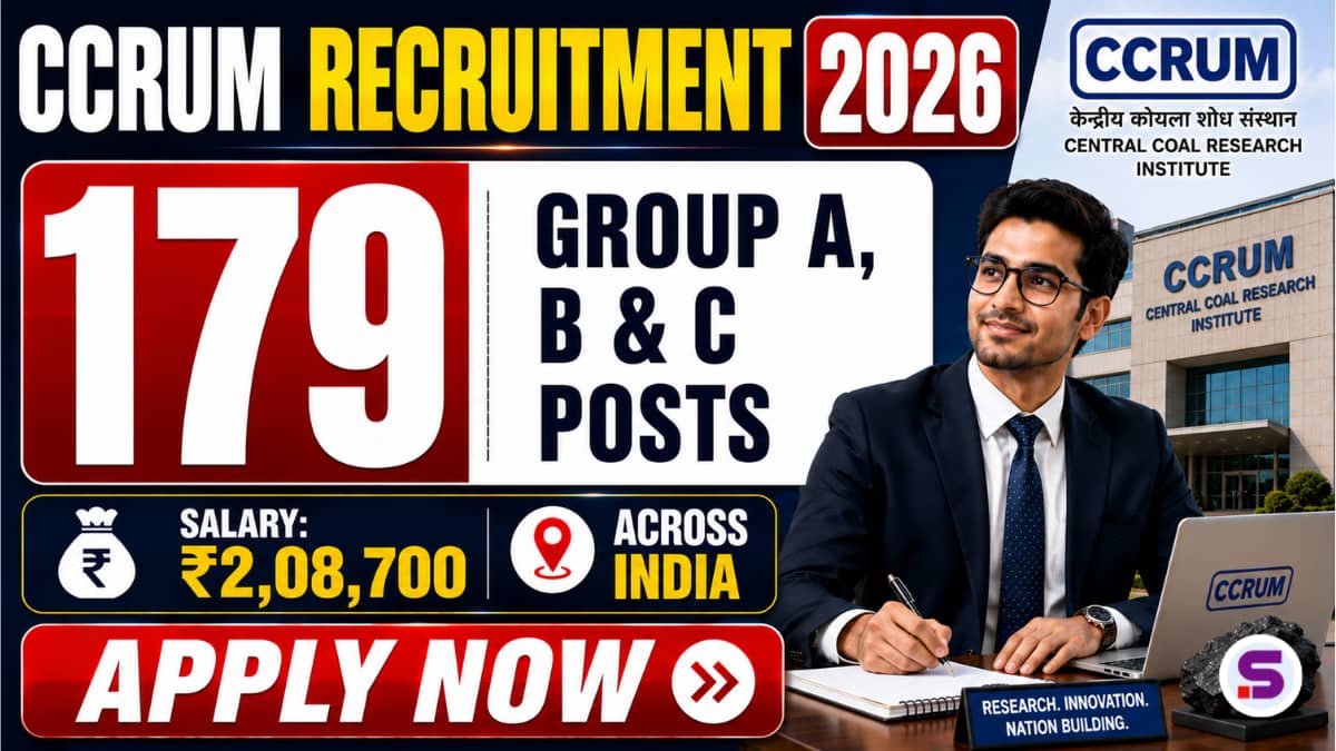 CCRUM Recruitment 2026