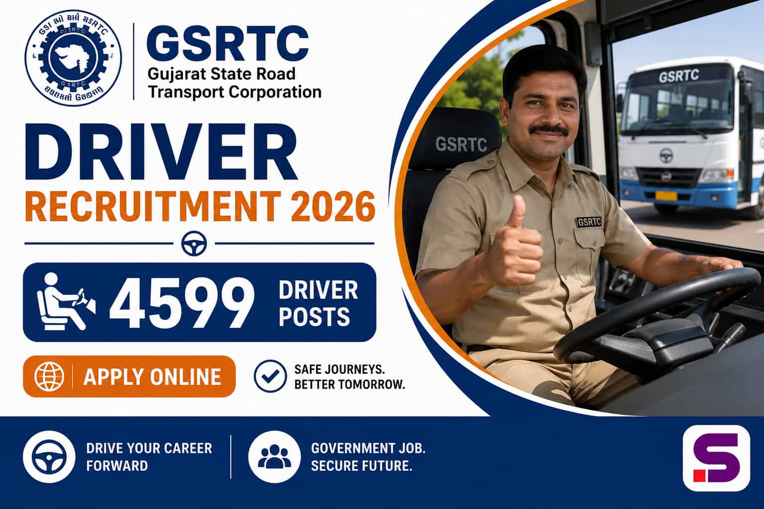 GSRTC Driver Recruitment 2026