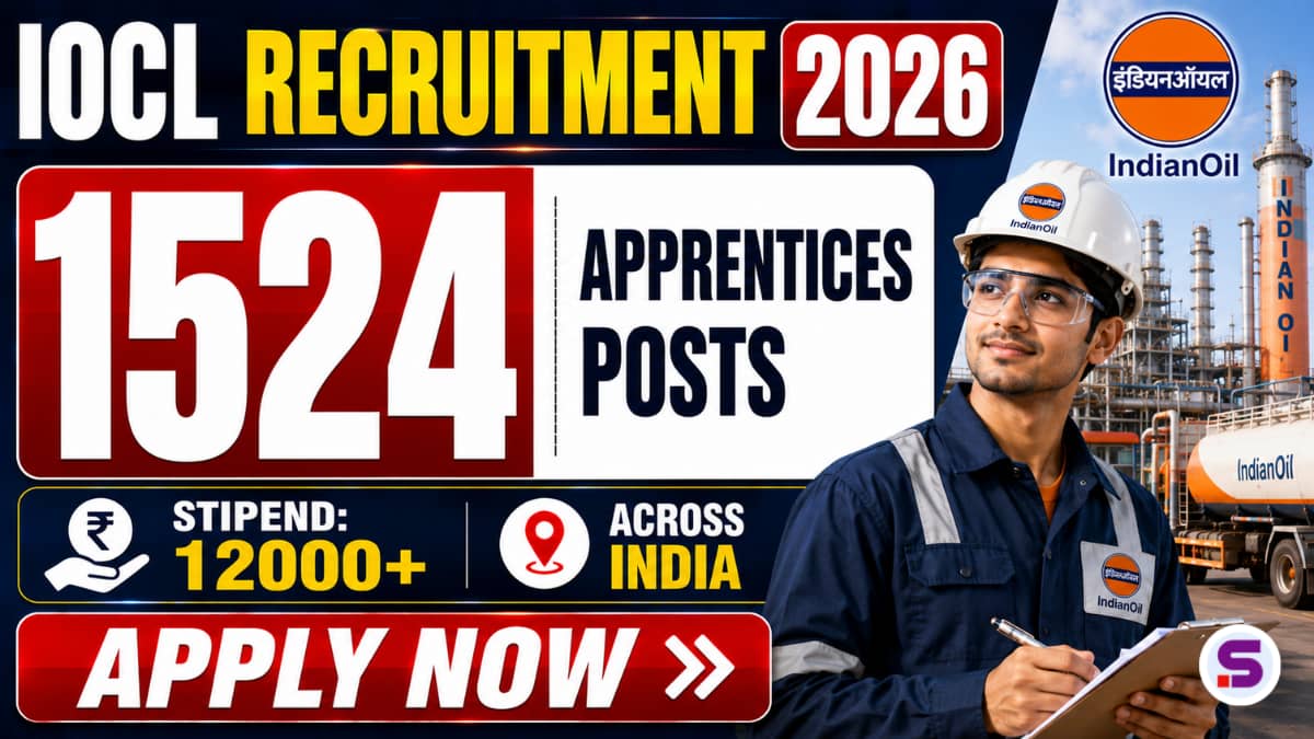IOCL Apprentice Recruitment 2026