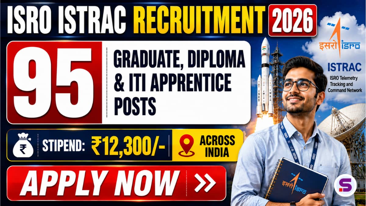 ISRO ISTRAC Apprentice Recruitment 2026