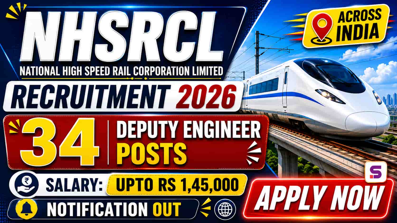 NHSRCL Deputy Engineer Recruitment 2026