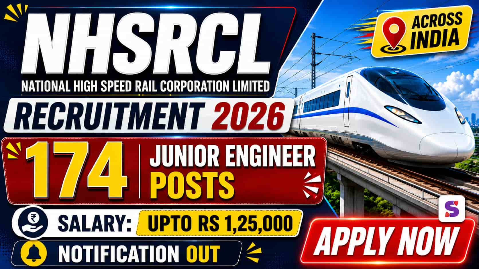 NHSRCL Junior Engineer Recruitment 2026