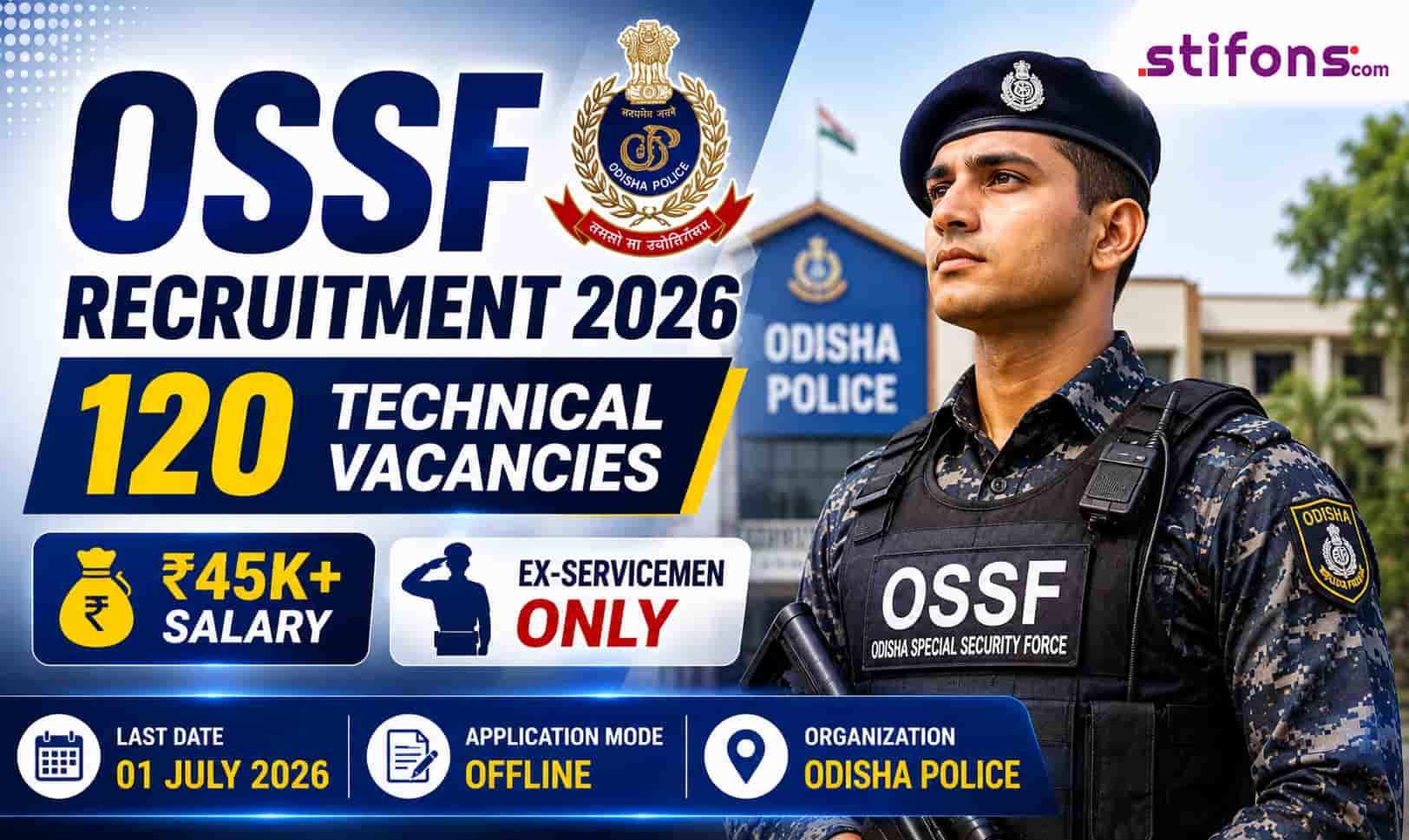 Odisha Police OSSF Recruitment 2026