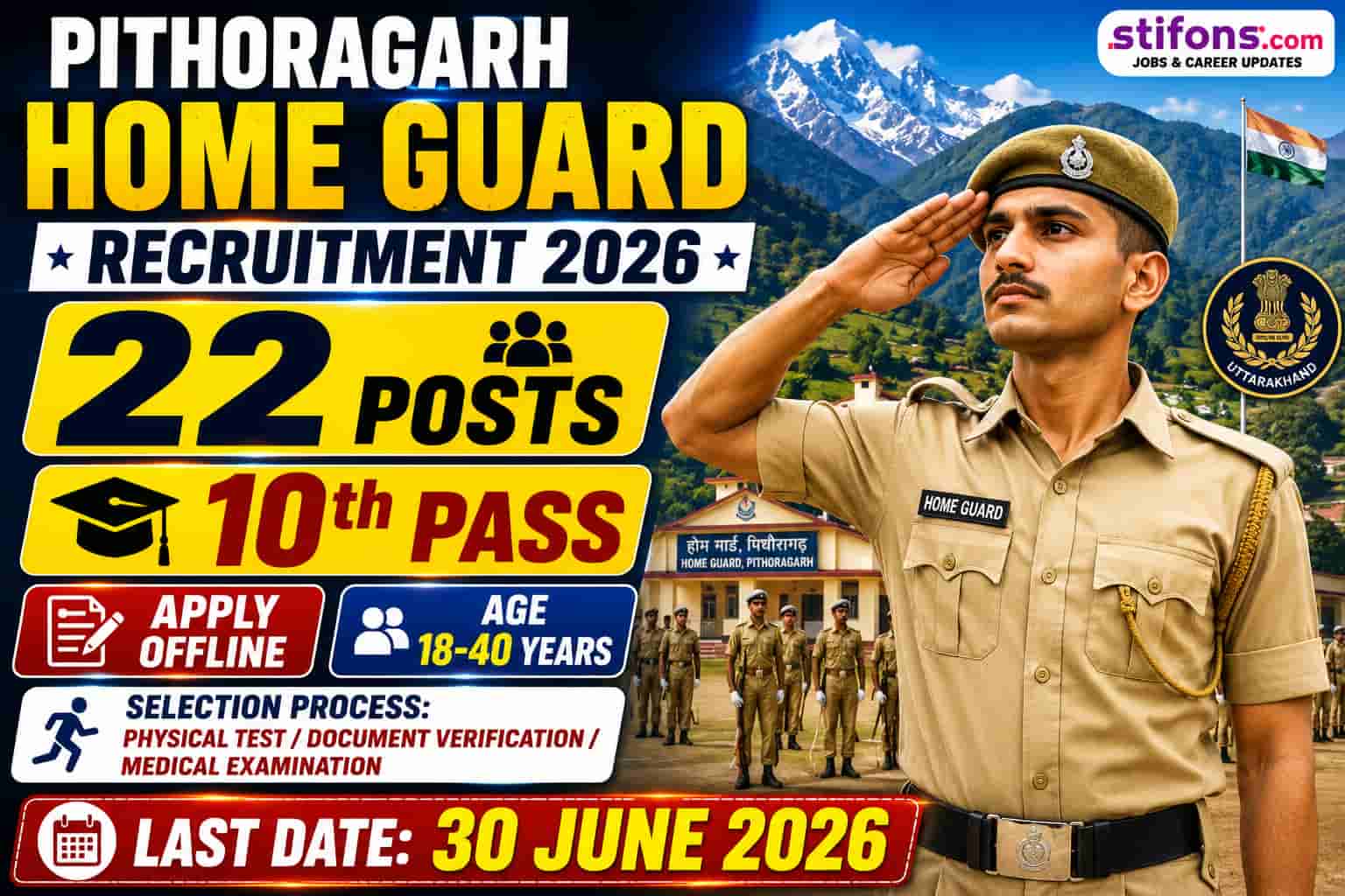 Pithoragarh Home Guards Recruitment 2026