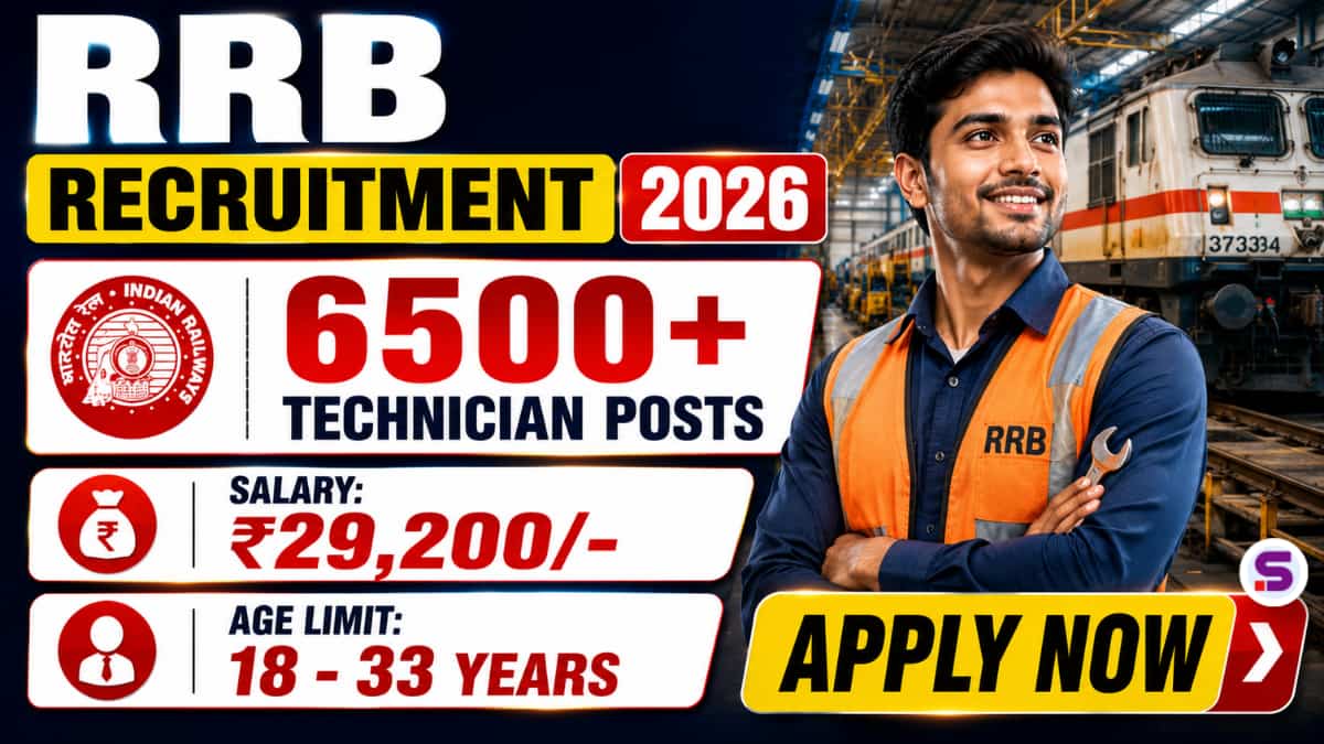 RRB Technician Recruitment 2026