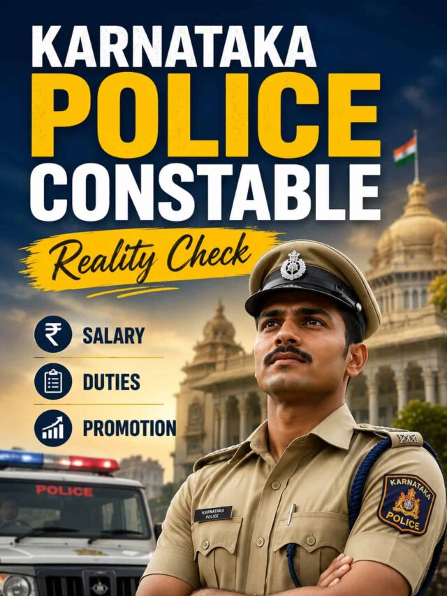 Karnataka Police Constable Job Reality: Salary, Duties and Promotion
